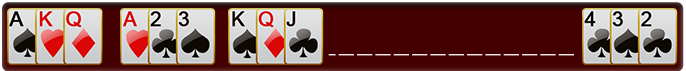 Teen patti card sequence